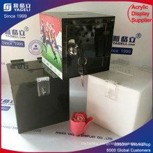 Modern Stylish Floor Standing Acrylic Donation Box